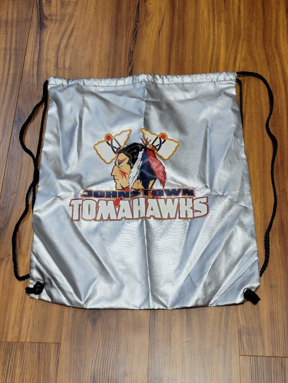 Johnstown Tomahawks NAHL Drawstring Backpack Bag